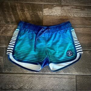 Salt Life Live salty blue striped swim shorts S